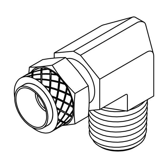 Tube to Pipe Elbow 90°