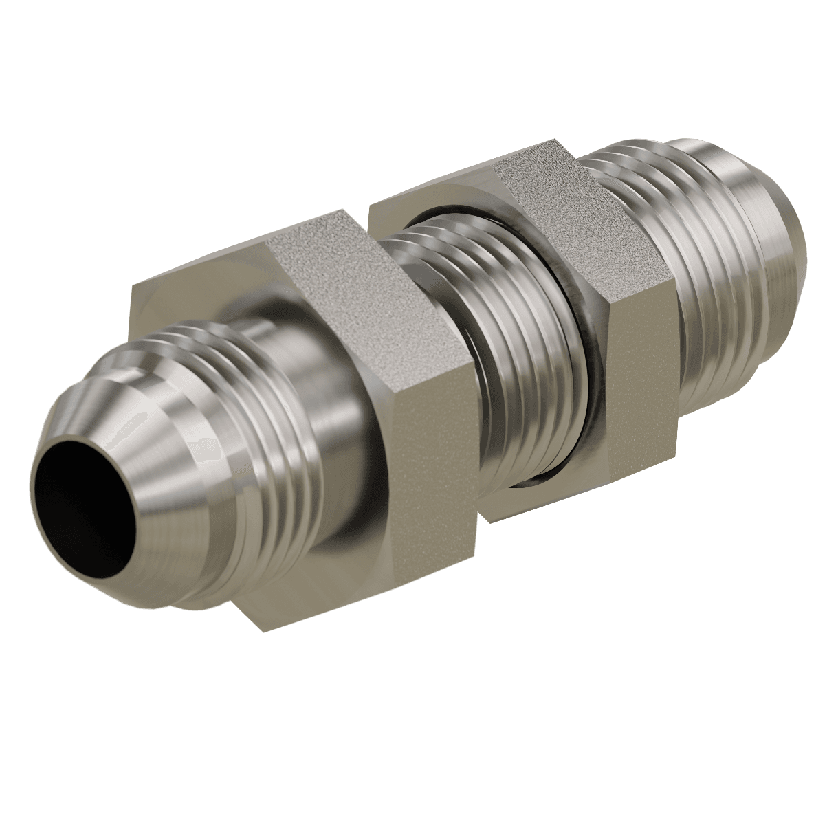 JIC Bulkhead Union with Locknut