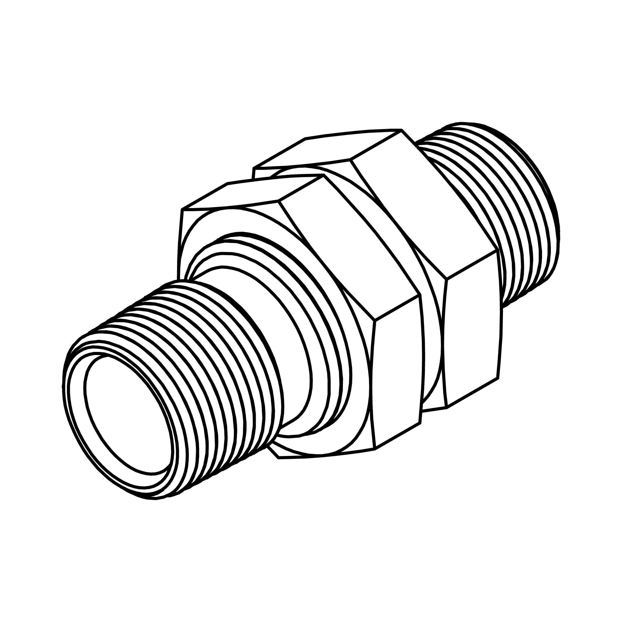 Pipe Bulkhead with Locknut