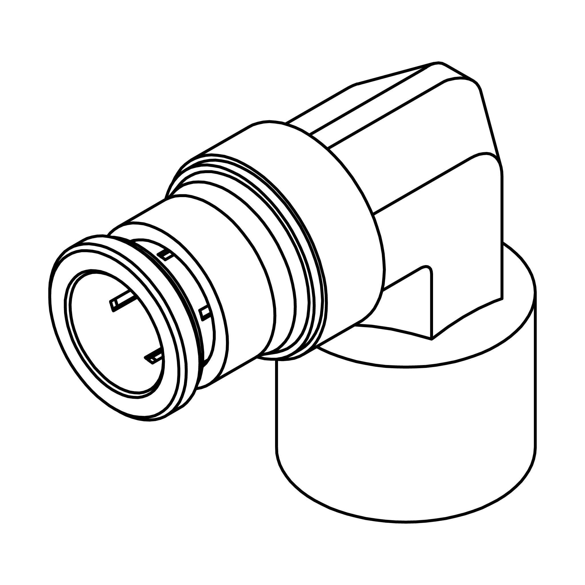 Tube to Pipe Elbow 90°