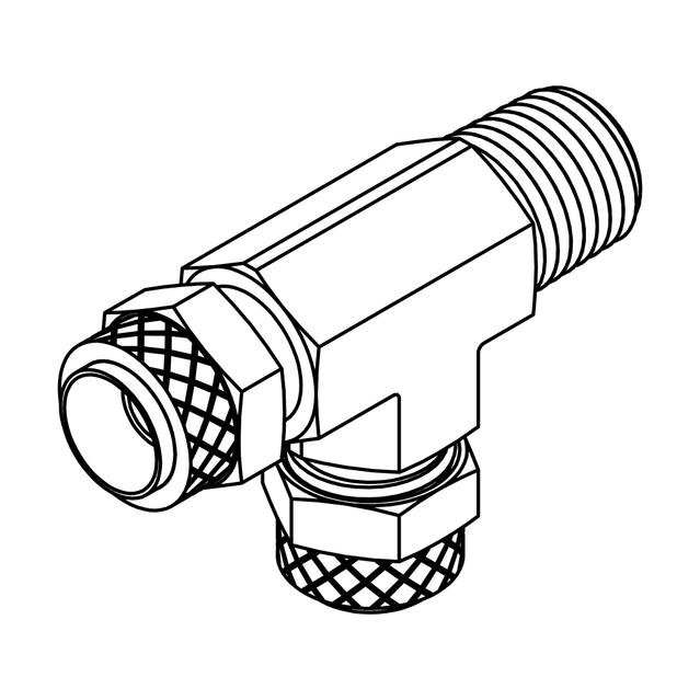 Tube to Pipe Run Tee