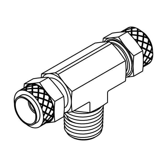 Tube to Pipe Branch Tee