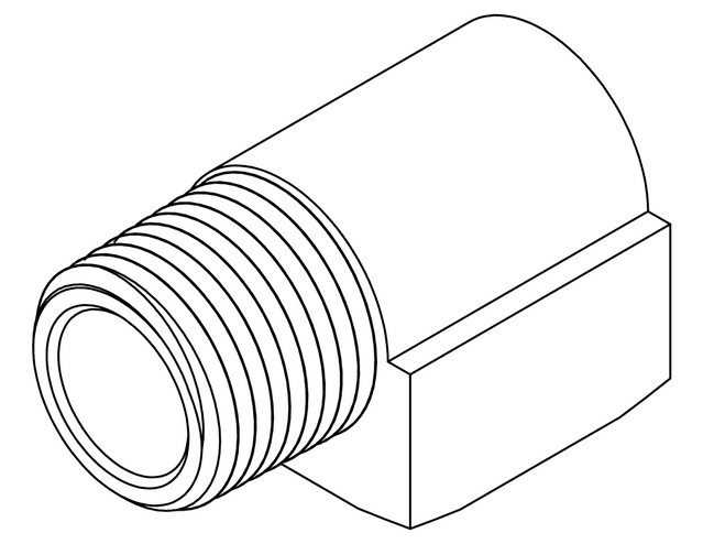 Street Pipe Elbow Short 90°