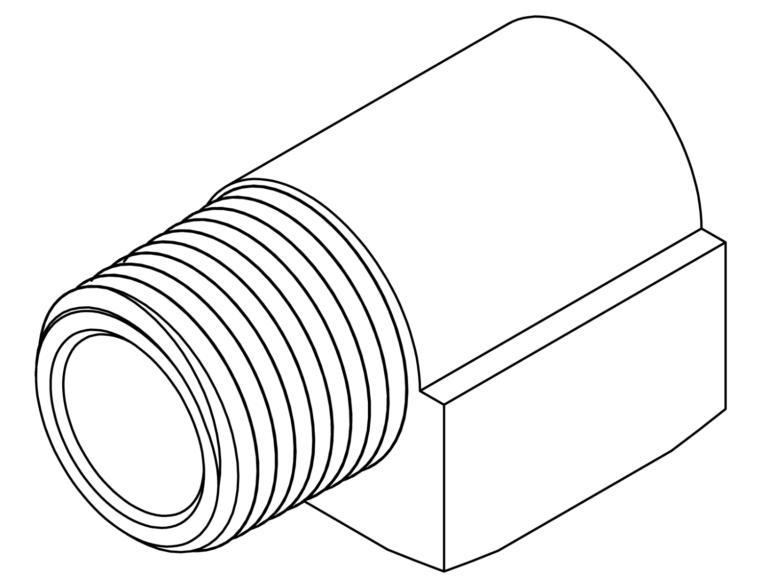 Street Pipe Elbow Short 90°