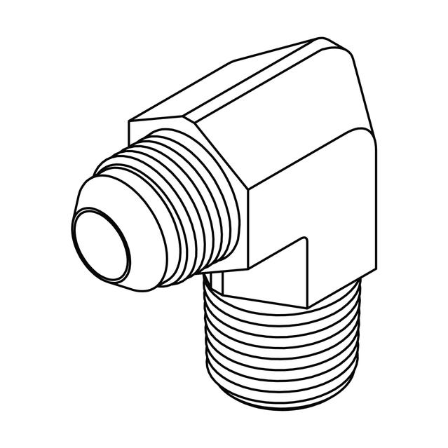 JIC to BSPT Elbow 90°