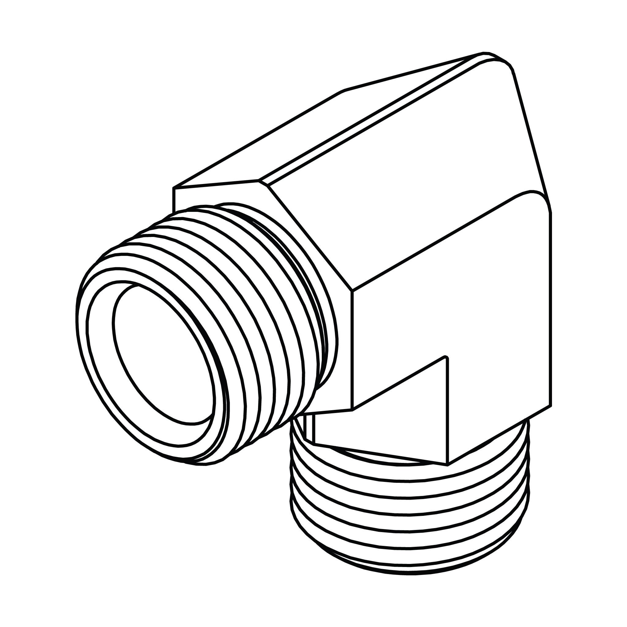 BSPP to BSPP Elbow 90°