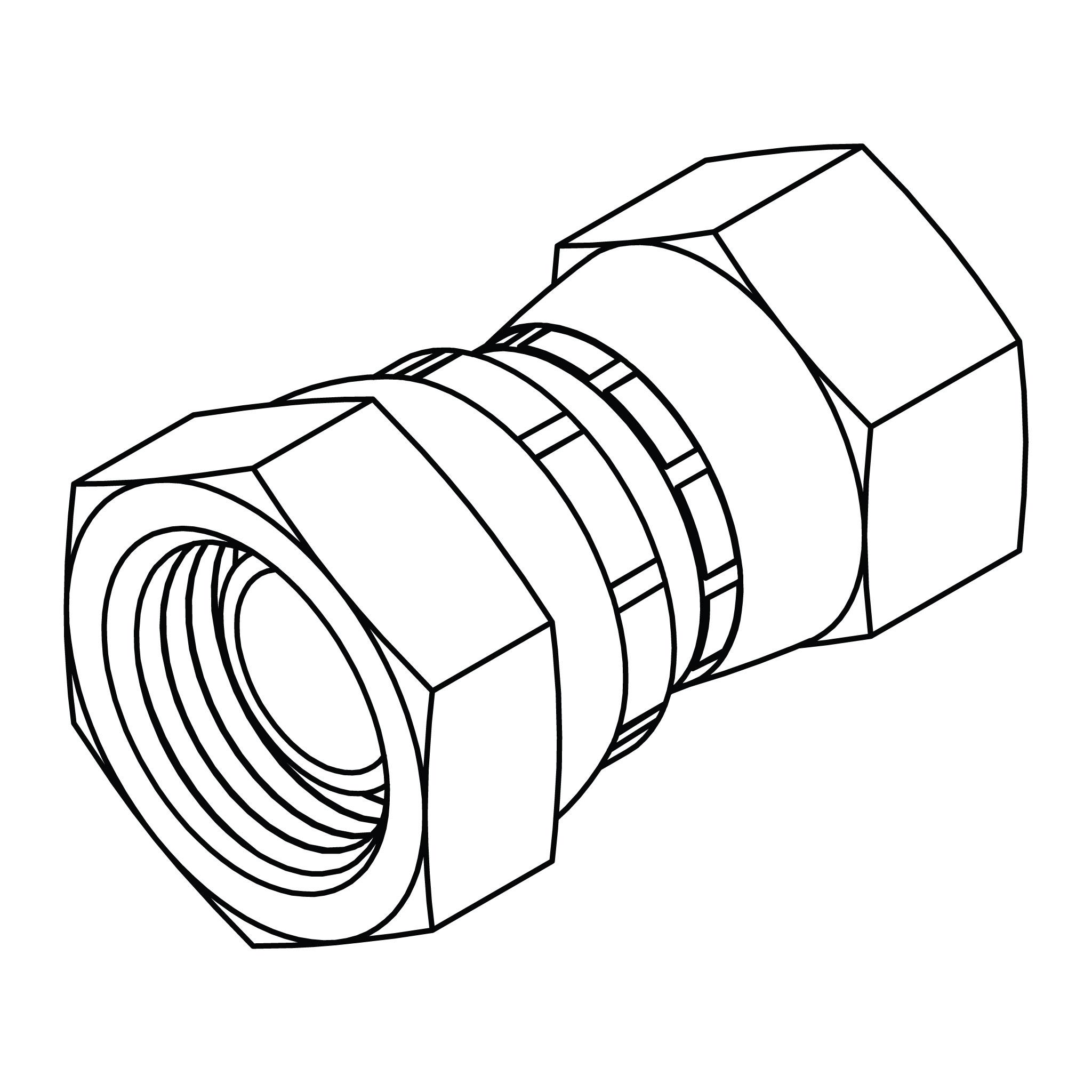 BSPP Swivel to JIC Swivel