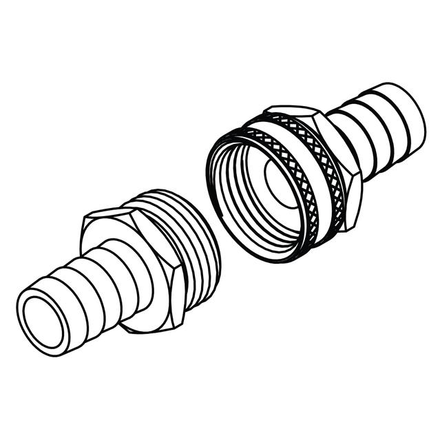 GHT Hose Barb Assembly