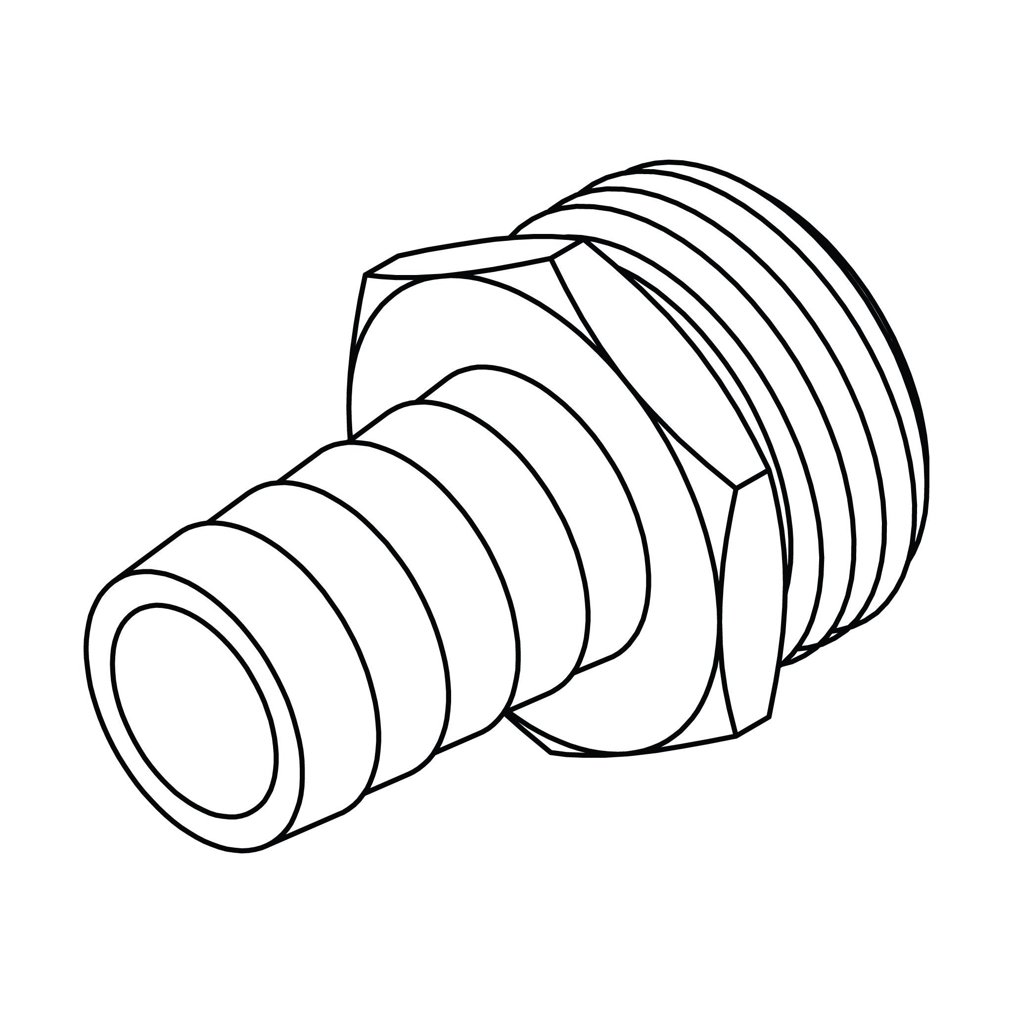 Garden Hose Barb (GHB) to GHT