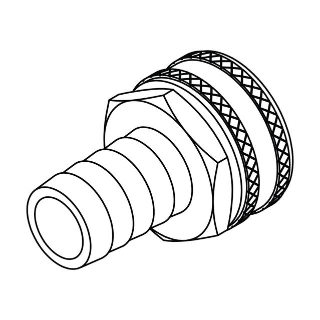 Garden Hose Barb (GHB) to GHT