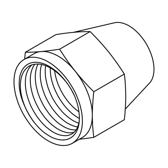 SAE 45° Short Nut