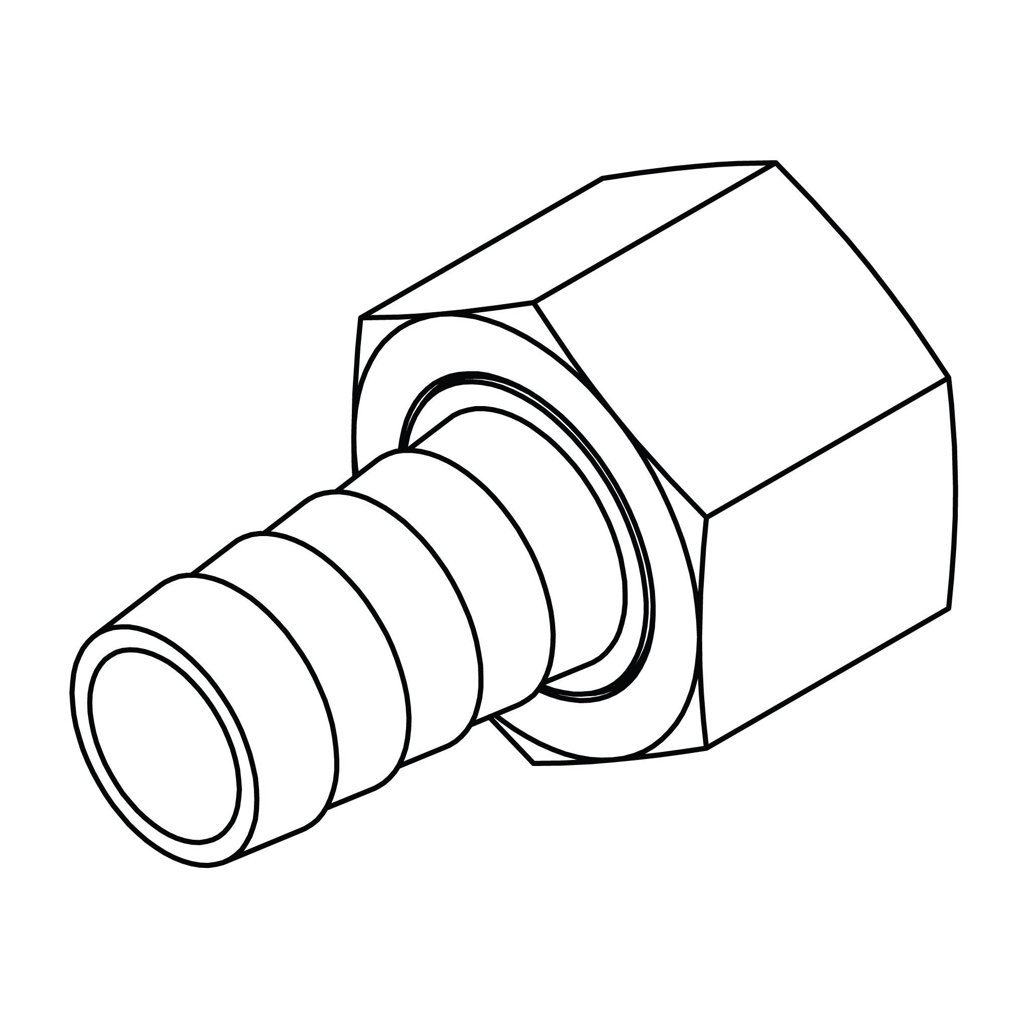 Hose Barb to Ball Seat Pipe Swivel