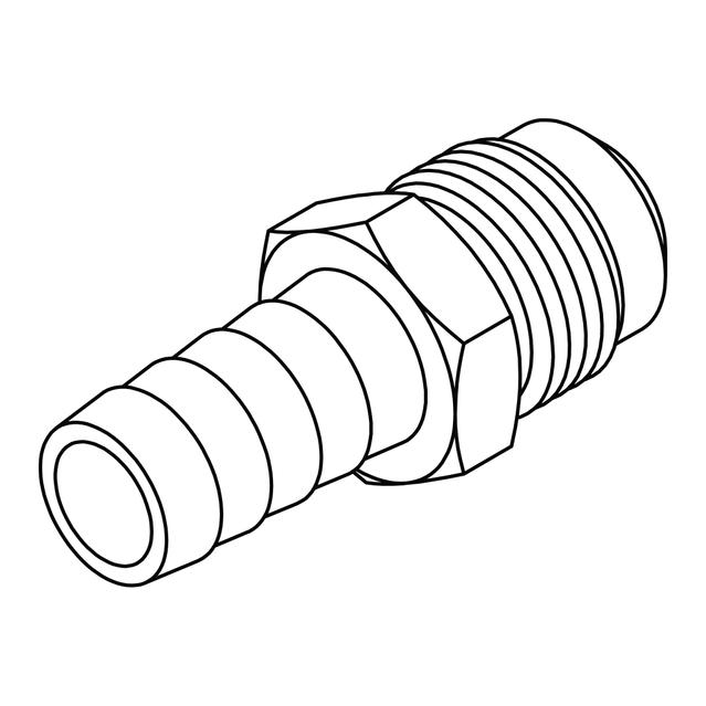 Hose Barb to SAE 45° Flare
