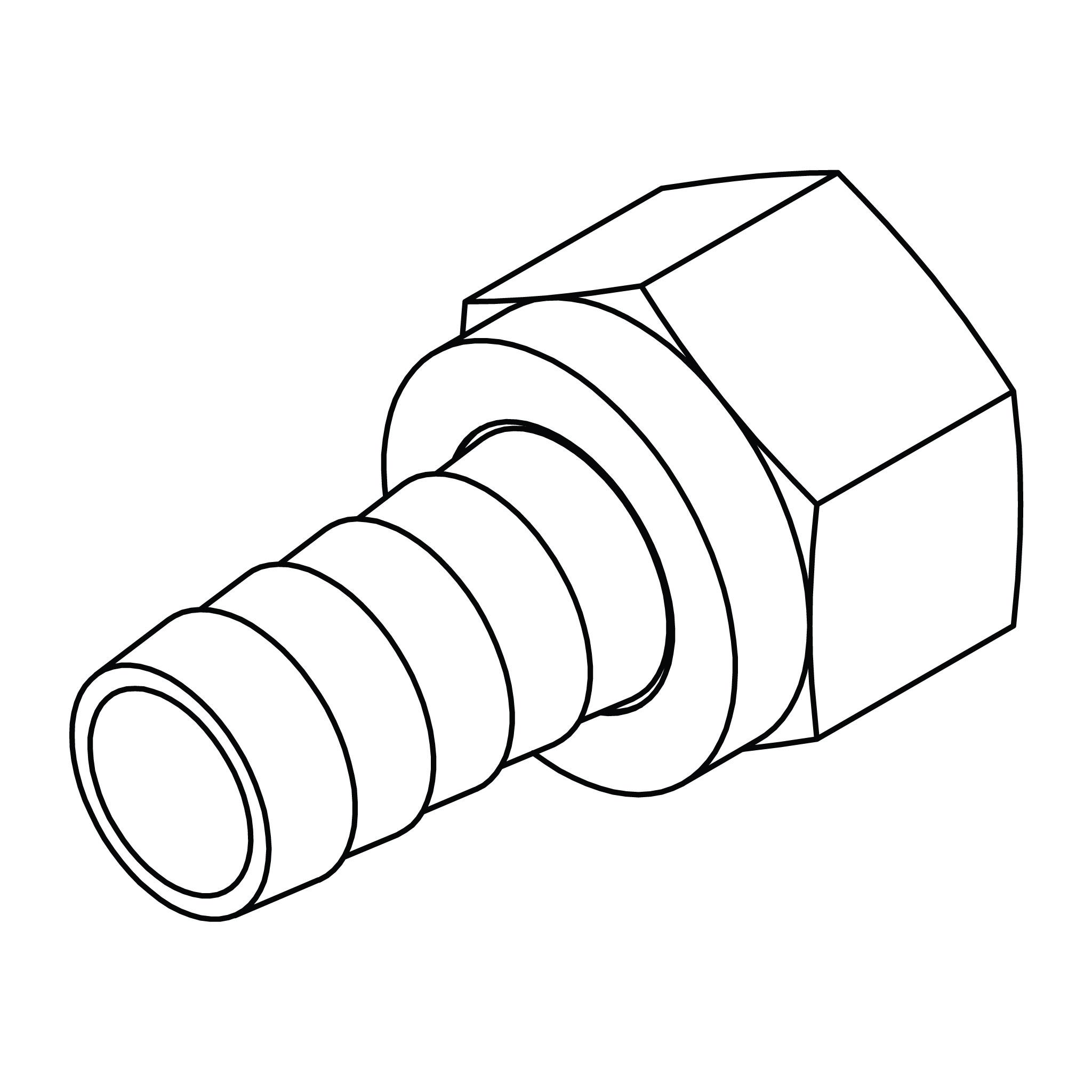 Hose Barb to JIC Swivel