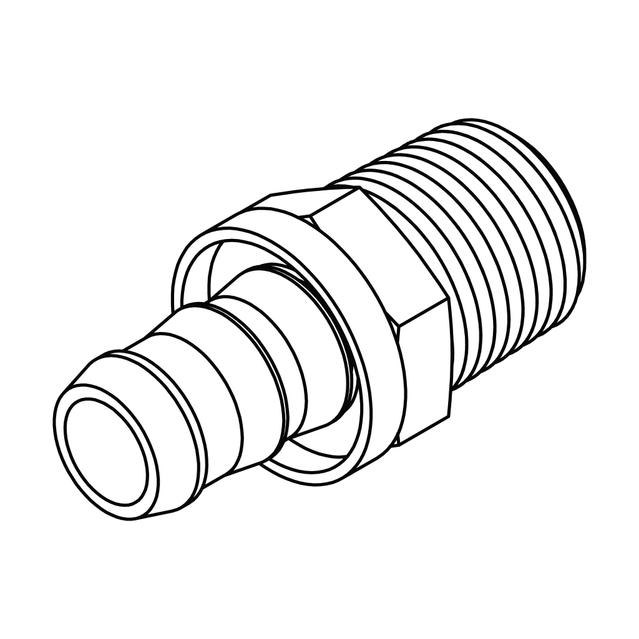 Push-on Barb to Pipe