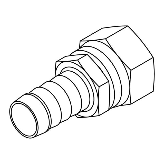 Hose Barb to JIC Swivel