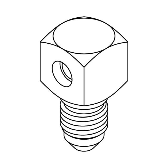 Braze Port to JIC Elbow 90°
