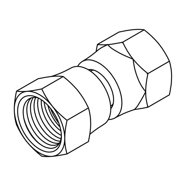SAE 45° Swivel Union