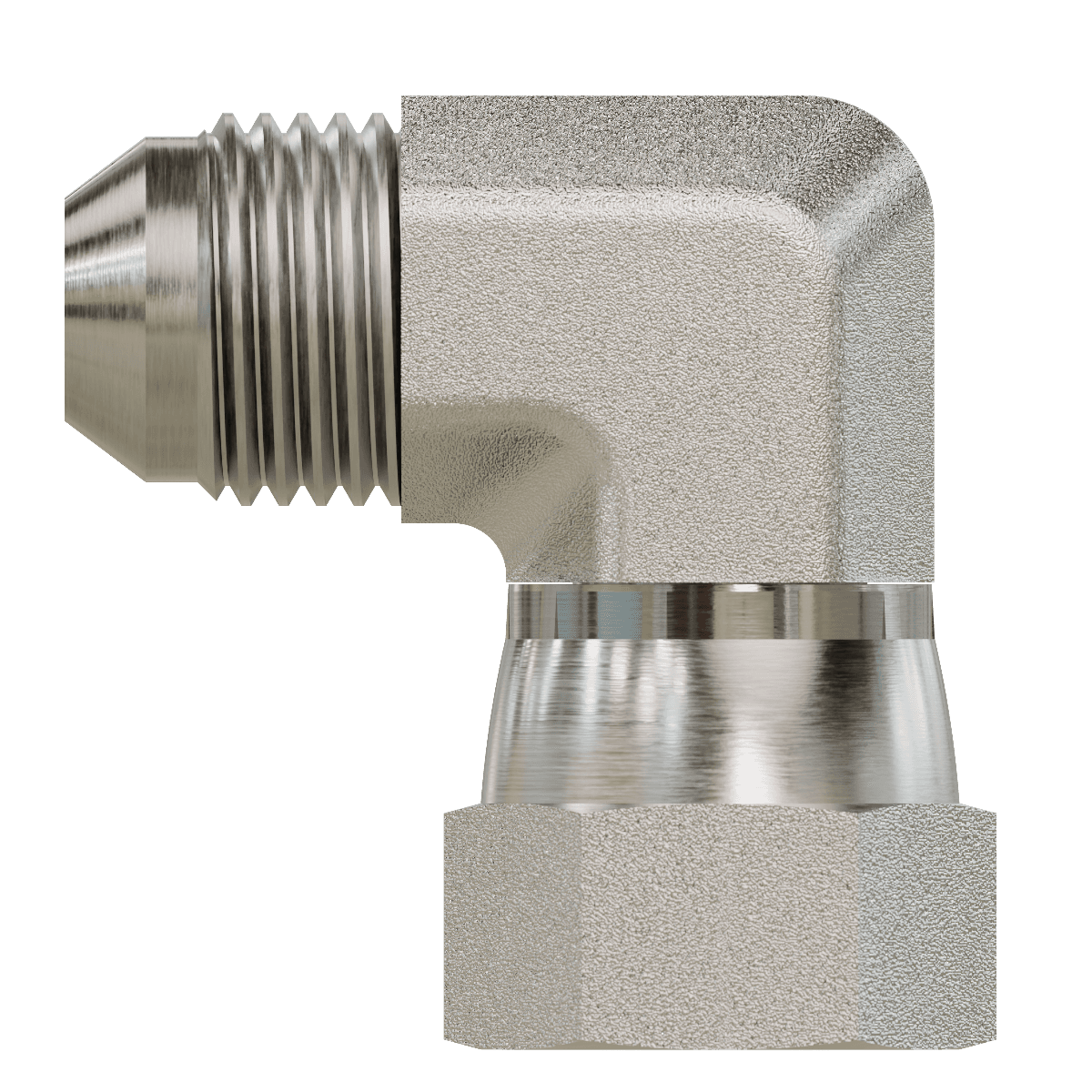 JIC Swivel Elbow 90&deg;