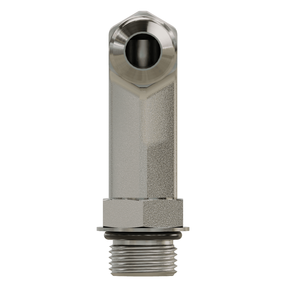 JIC to O-Ring - Extra Long Elbow 90&deg;