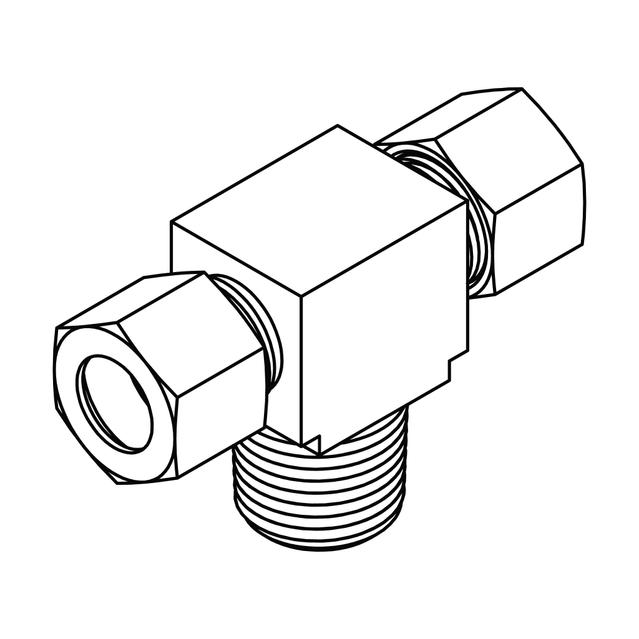 Tube to Pipe Branch Tee