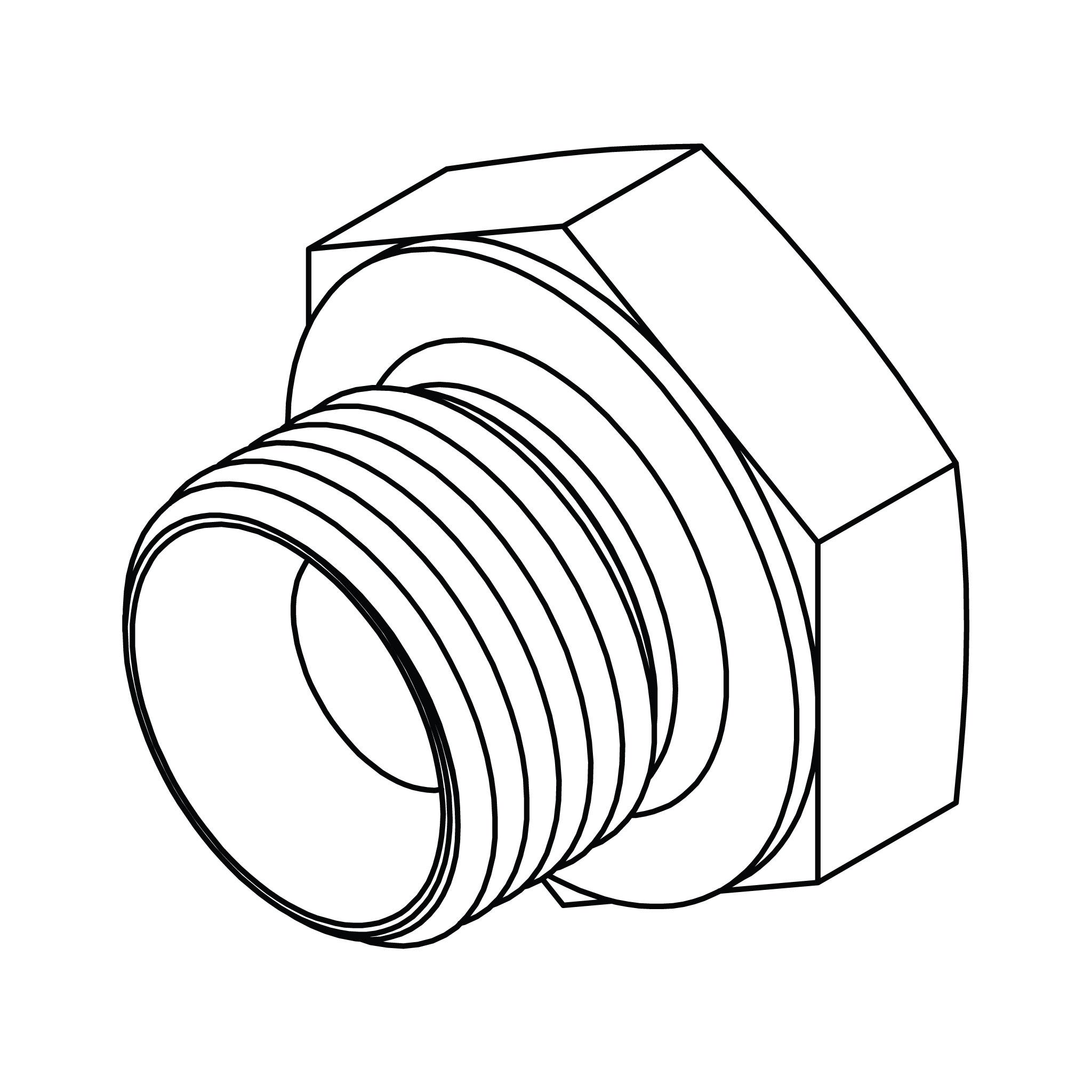 Metric Hex Head Plug