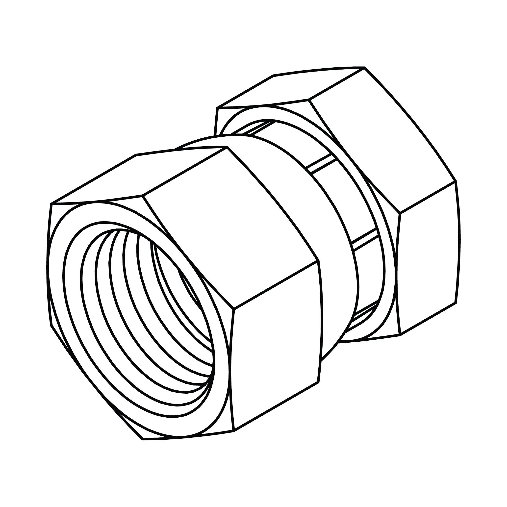 Komatsu Cap (30° Seat Metric Thread)