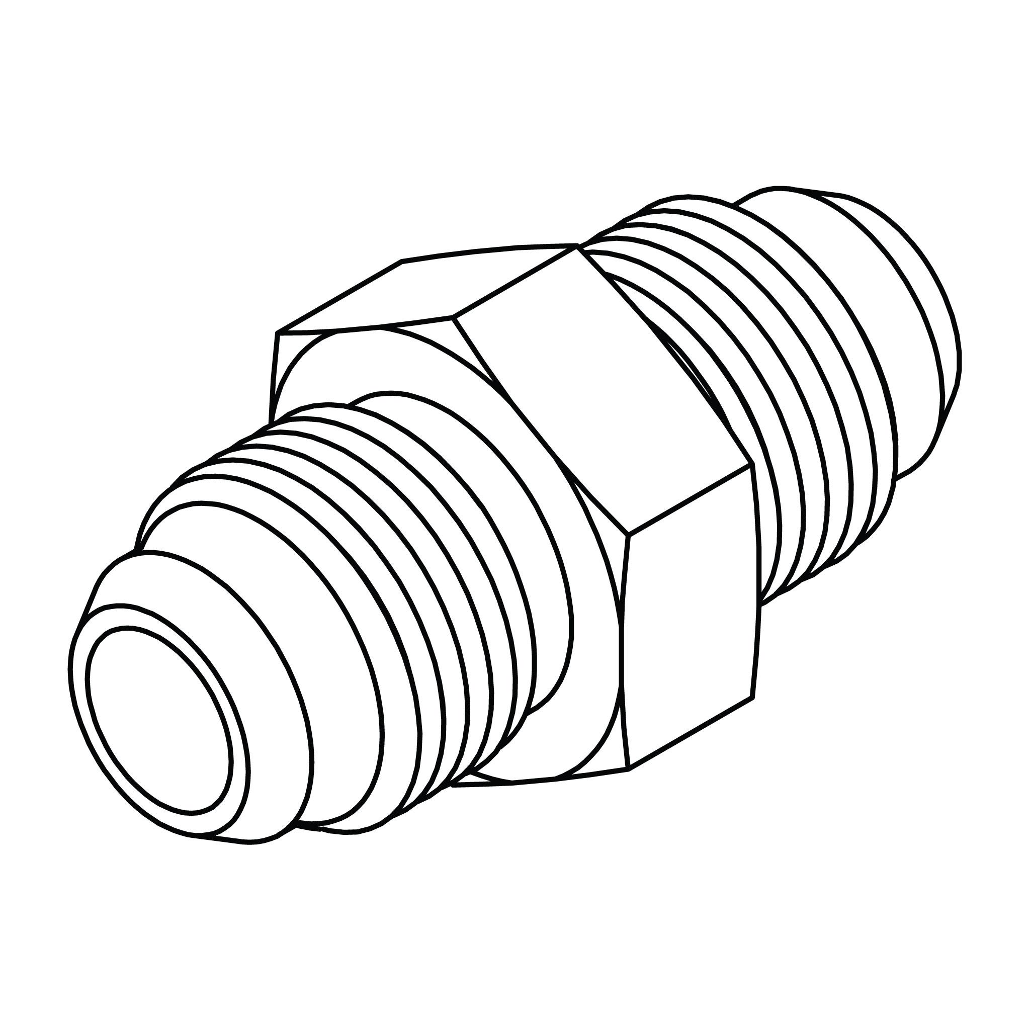 Komatsu Union (30° Seat Metric Thread)