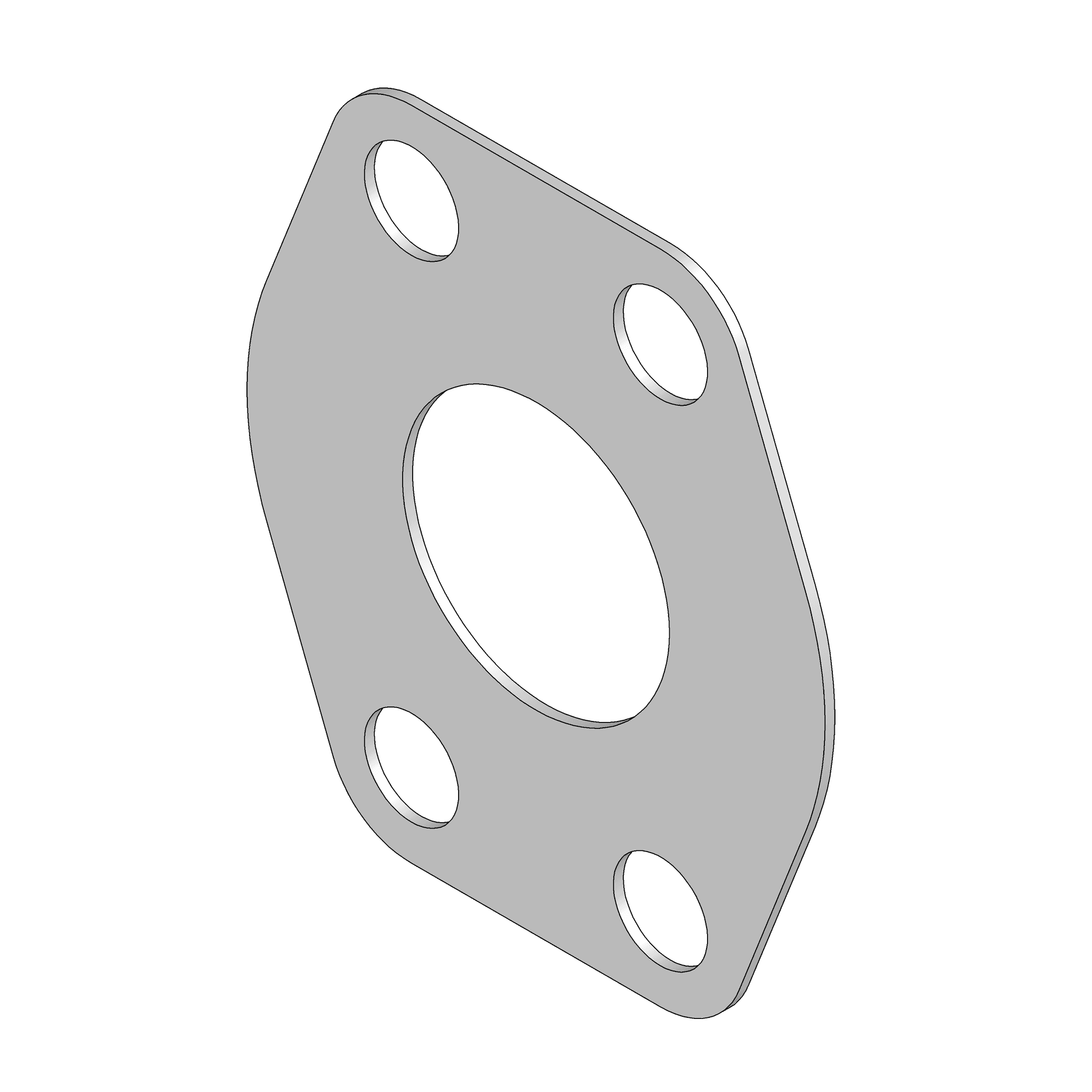Flange Connector Plate - Code 61