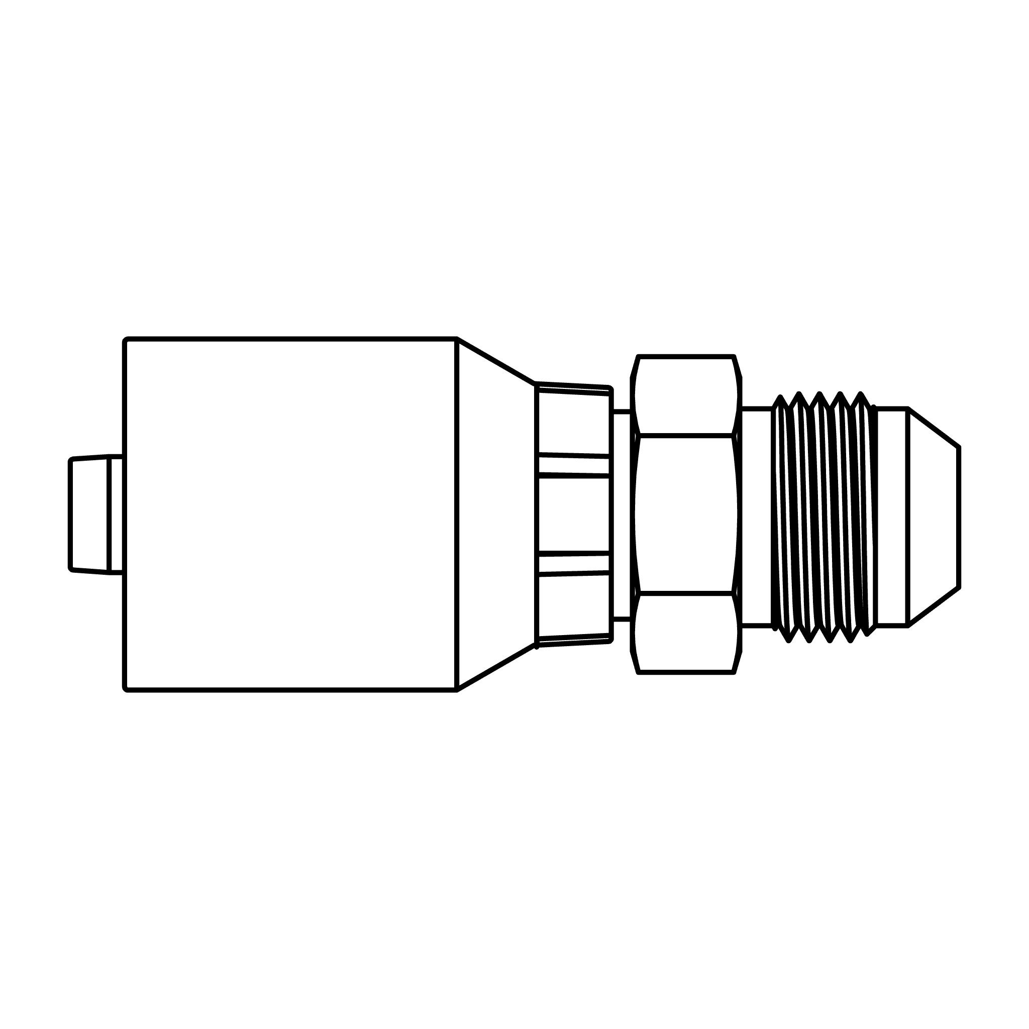 K Series-Wire Braided (Non Skive) to SAE 45