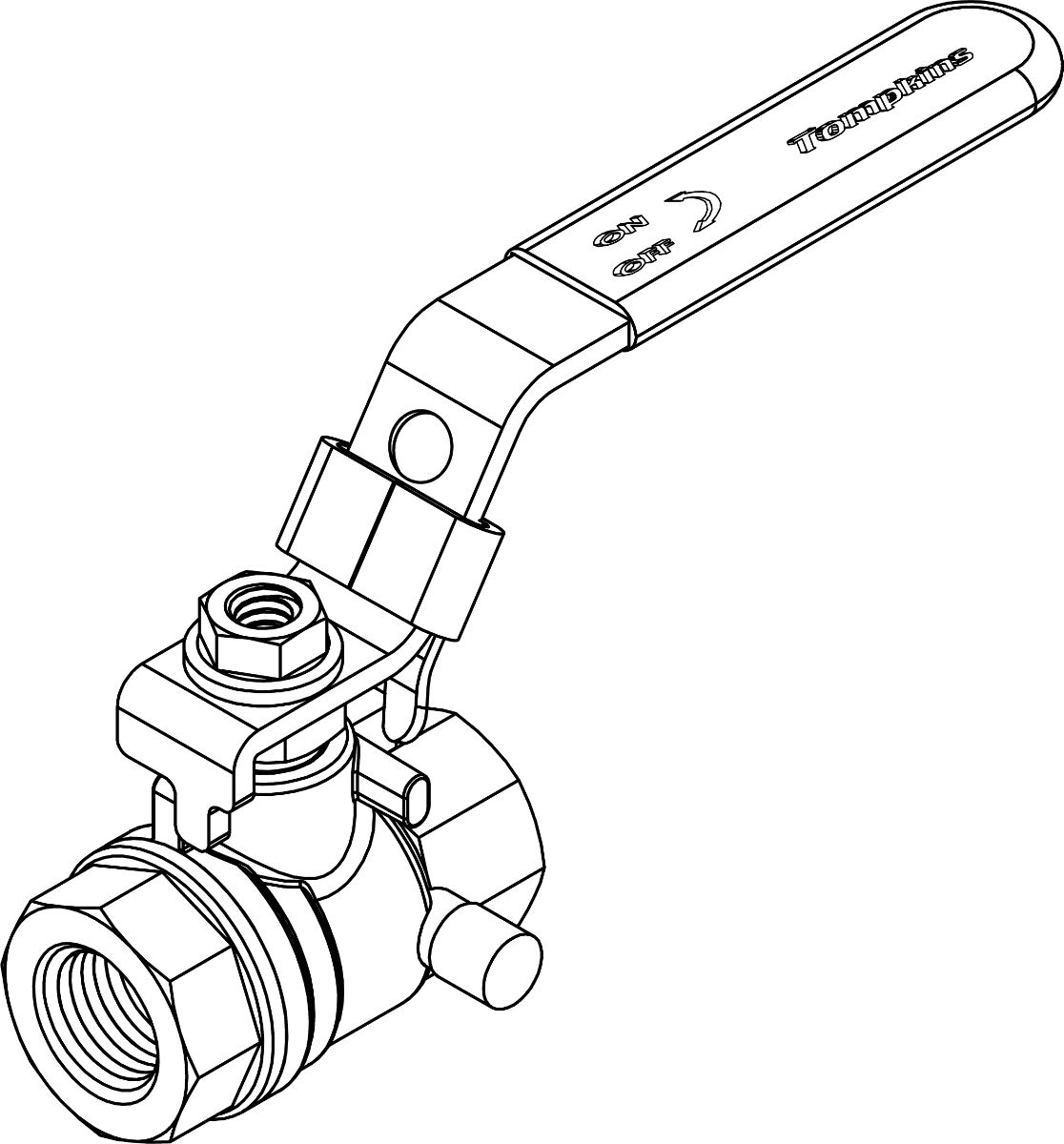 Venting-Locking Ball Valve