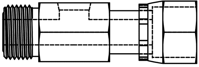 Gauge Port - ORFS to ORFS Swivel with -04 SAE O-Ring Port