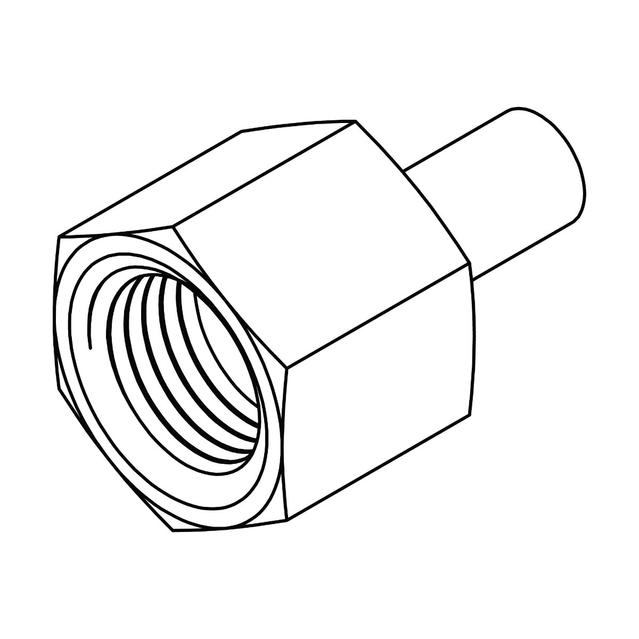 Microbore Hose End - Pipe