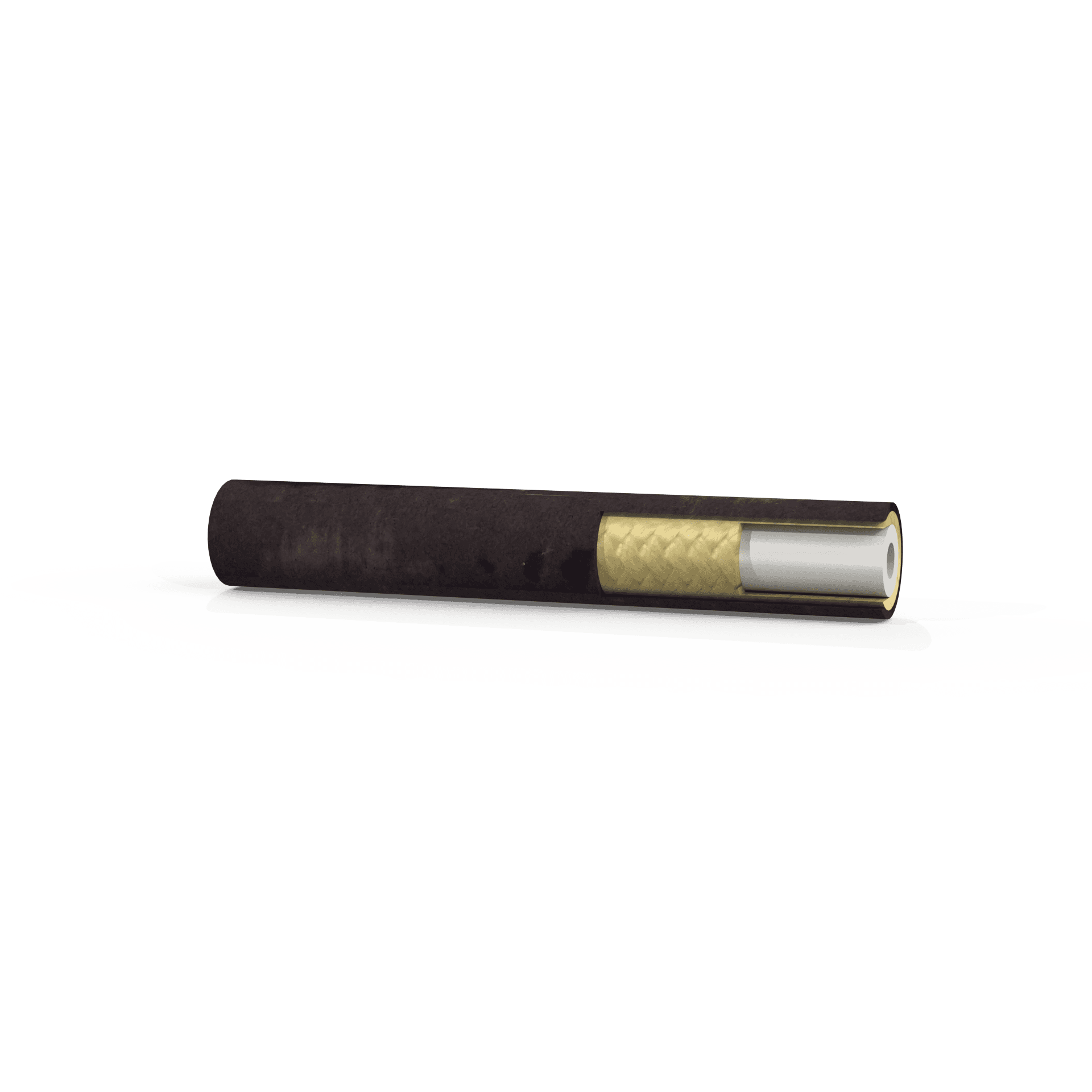 Hose ConstructionTube: Thermoplastic ElastomerReinforcement: Synthetic Fiber BraidCover: Polyurethane