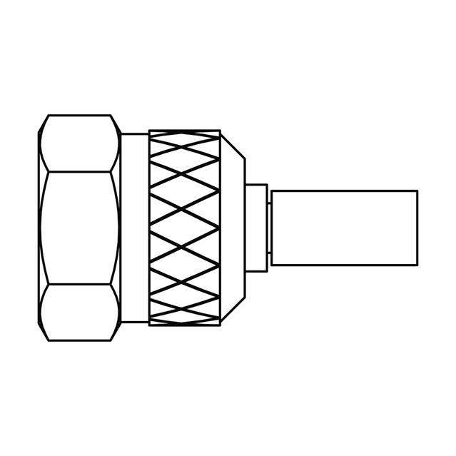 Microbore Hose End - Test Point - Threads M16x2.0