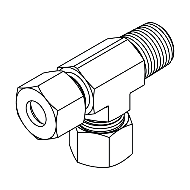 Metric Compression Male Stud Run Tee - BSPT