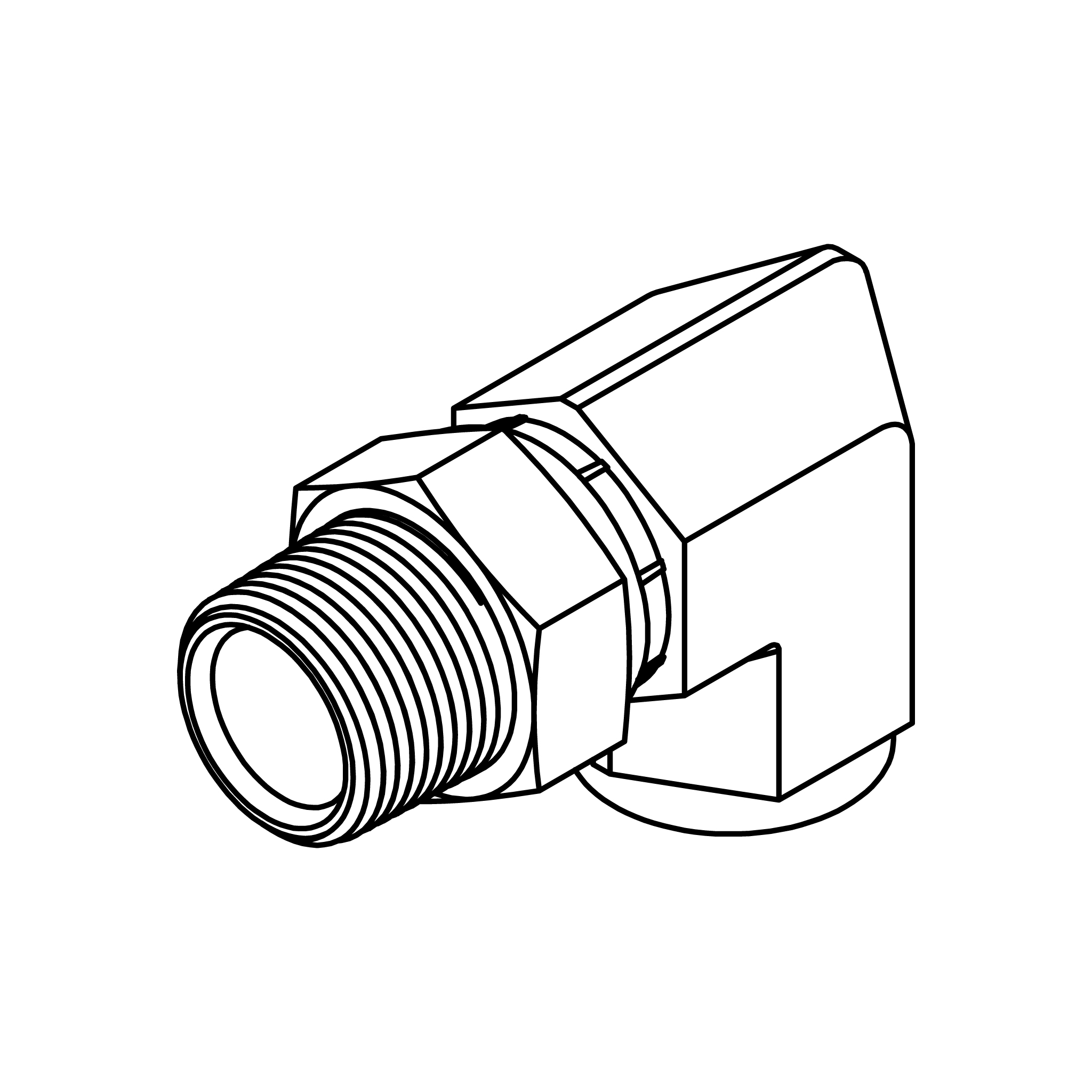 Street Elbow Pipe Swivel 90°