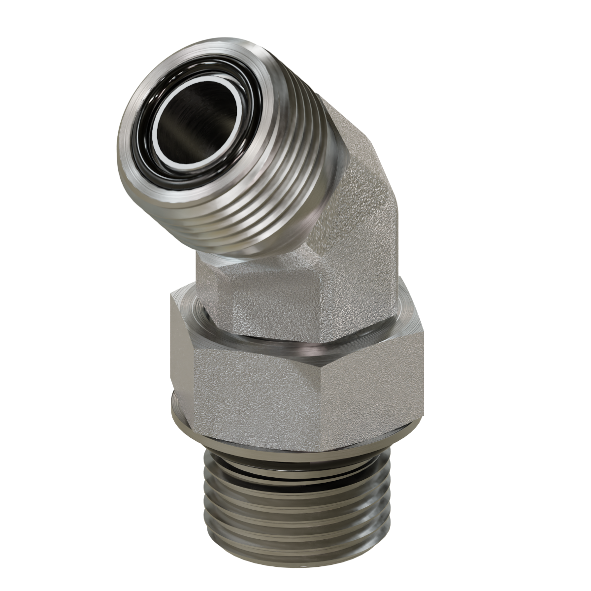 ORFS to O-Ring Elbow 45&deg;