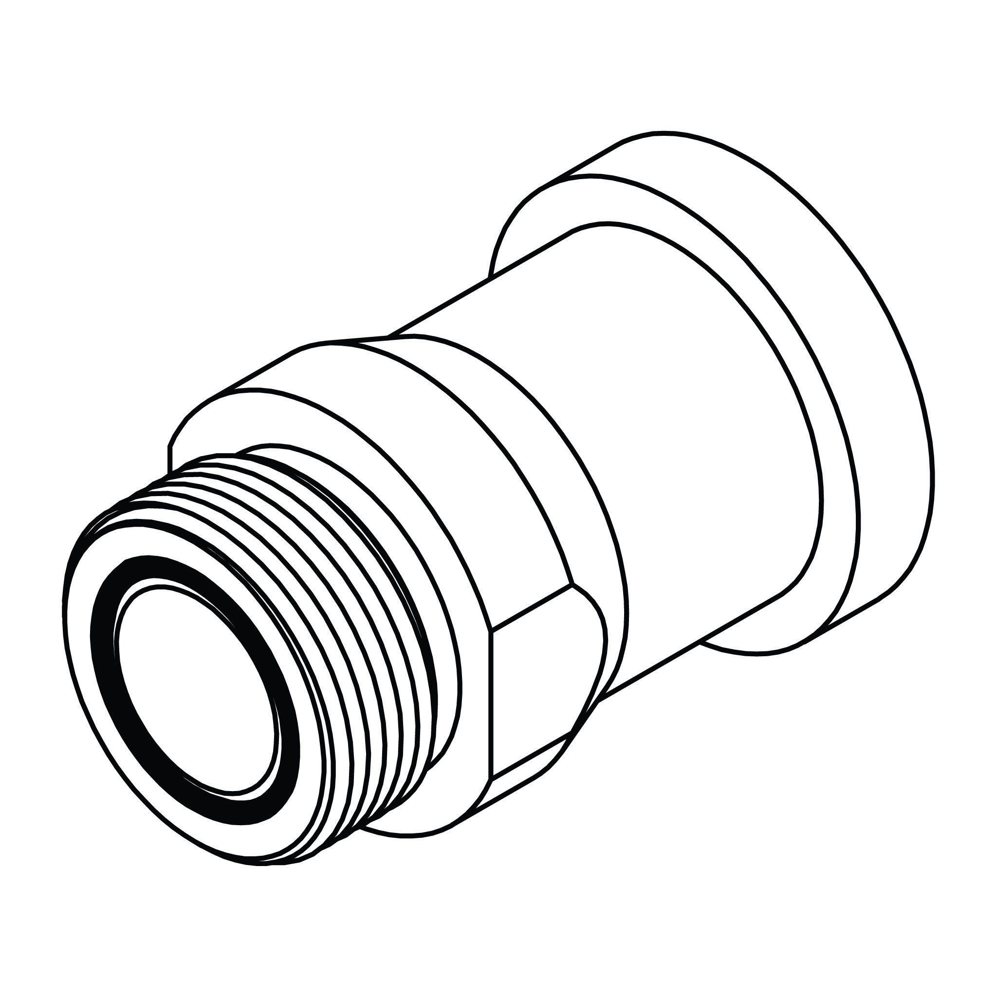 ORFS to Flange - Code 62